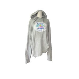 Walt Disney World Disney Vacation Club Hoodie Grey XXL Member Graphic Sweatshirt